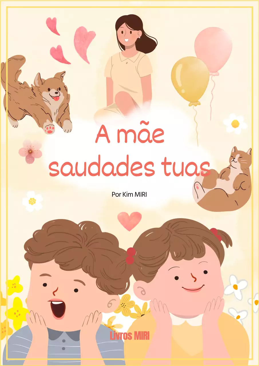 Capa de livro gira em amarelo e cor-de-rosa