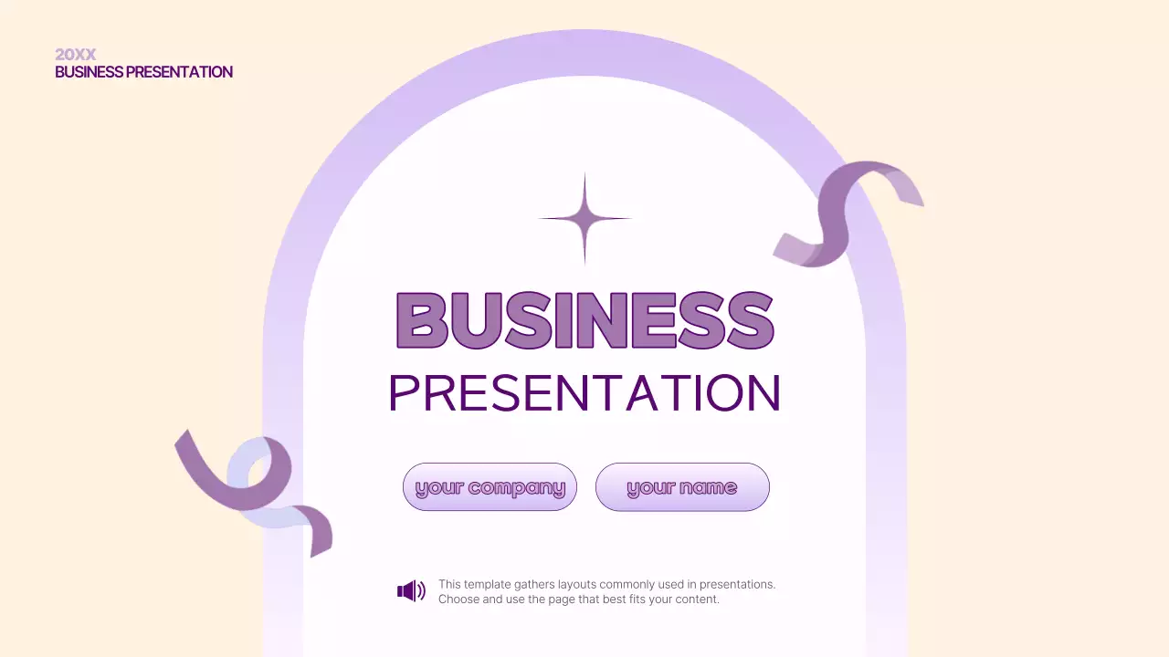 A simple PM presentation in yellow and purple