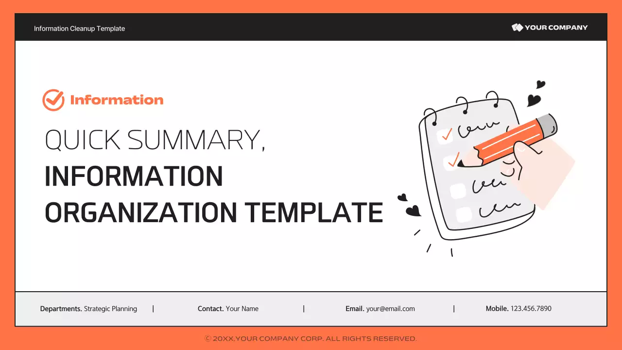 Orange Modern Information Guide Presentation