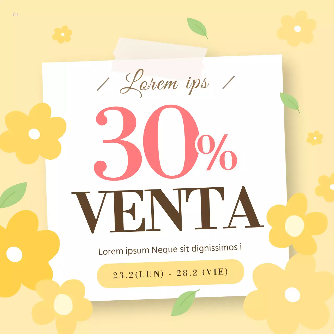 Un año en la vida del marketing beige y amarillo