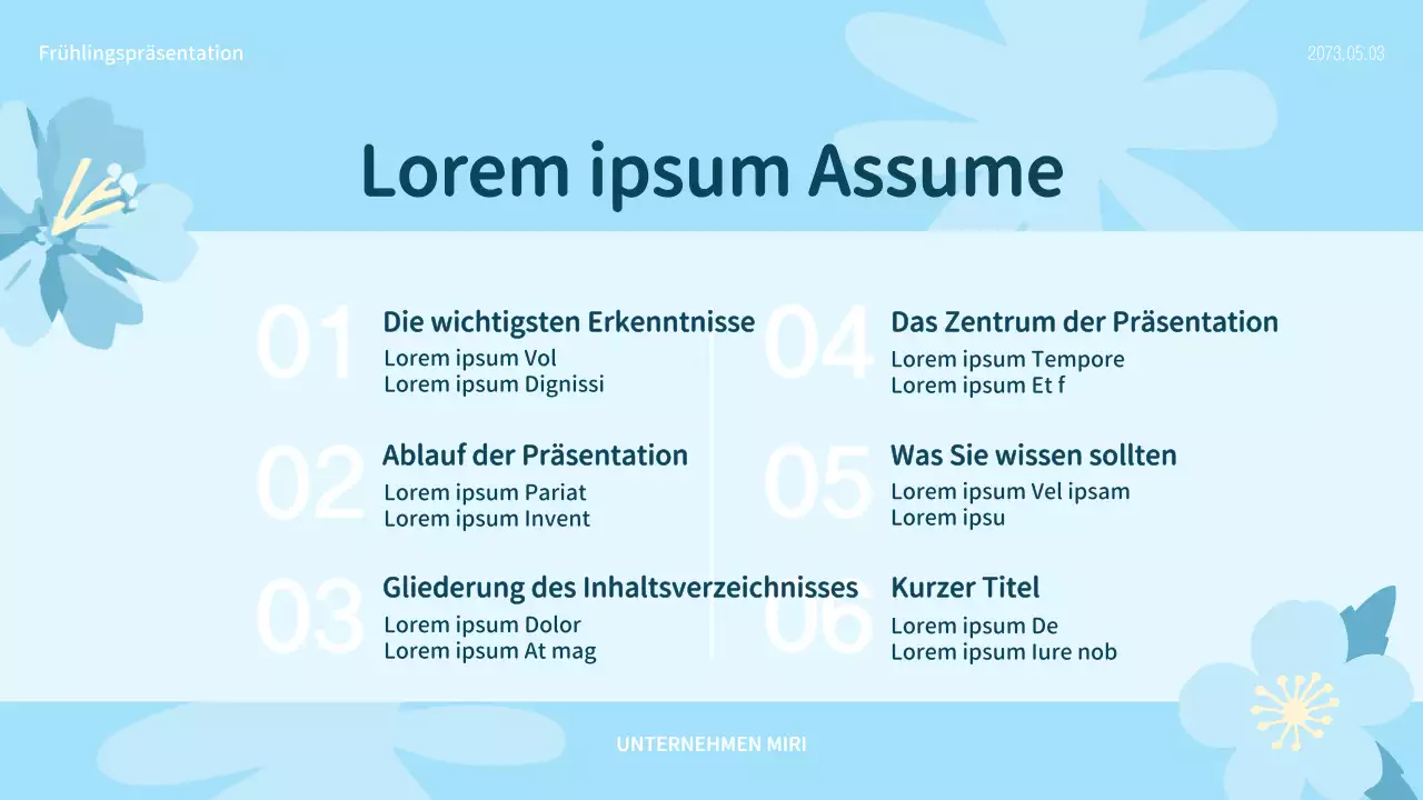 Eine hübsche Frühlingsliebe und Dankbarkeit Blumenplan in rosa und himmelblau