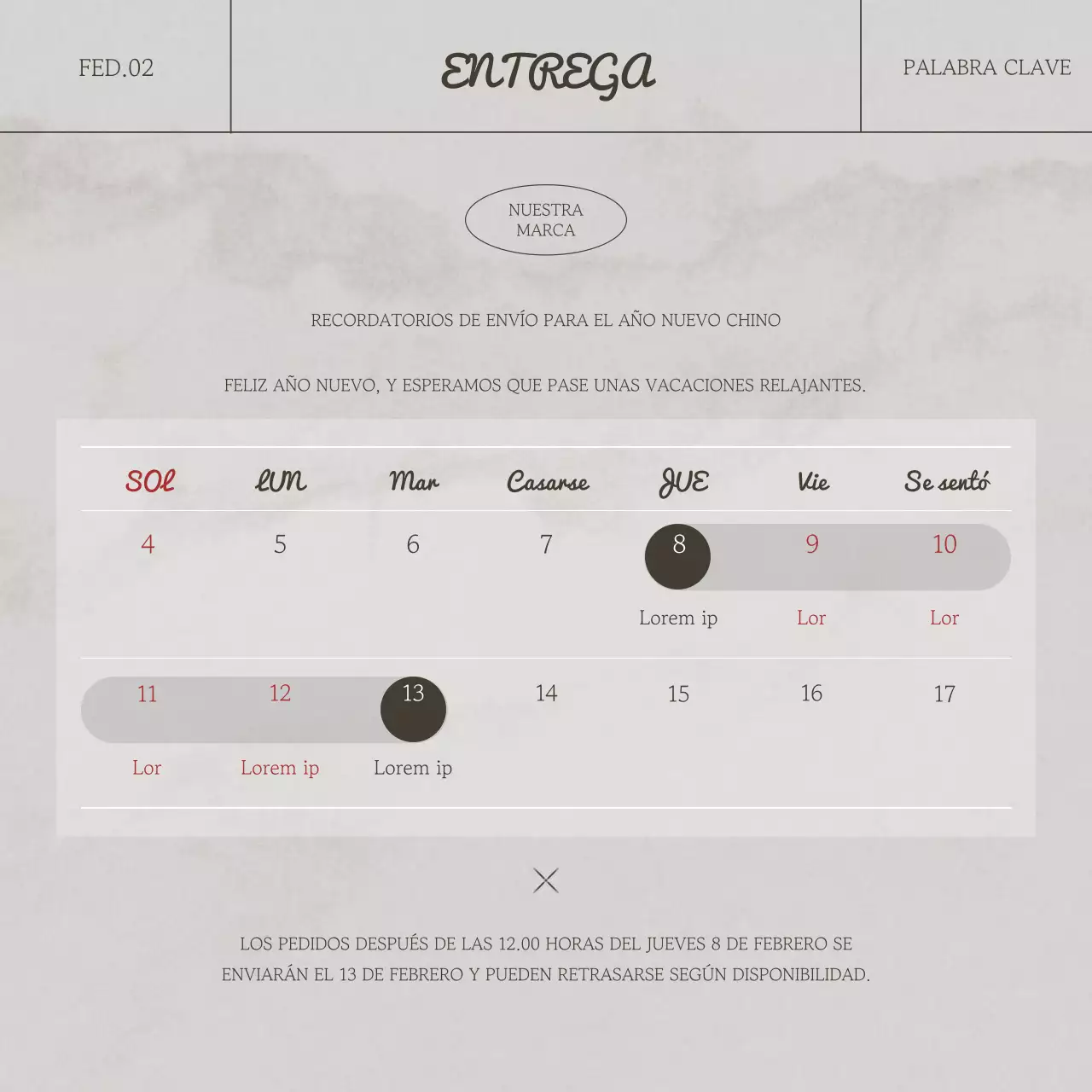 Beige y marrón para una marca emocional moderna