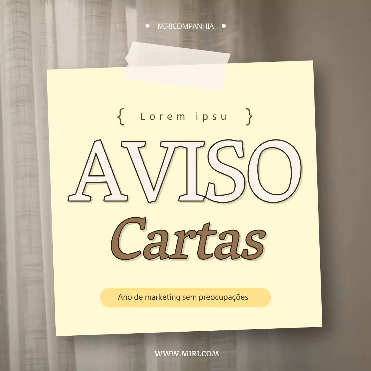 Um ano na vida do marketing bege e amarelo