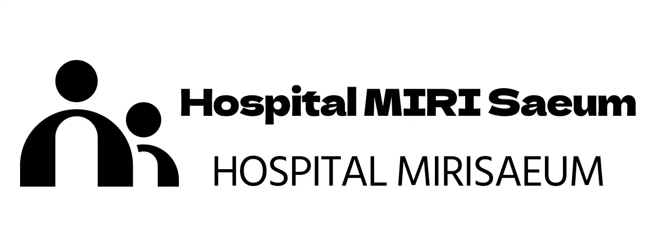 Logotipo de hospital ilustrado y sencillo