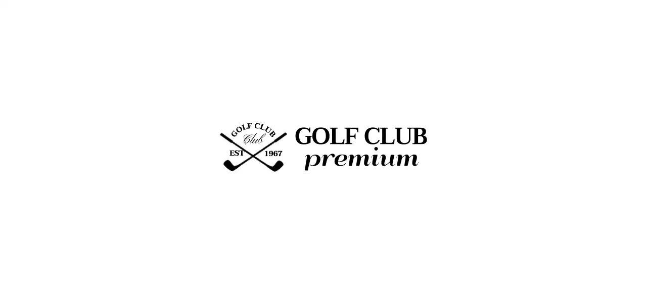 A golf club with a golf club logo for a classy look