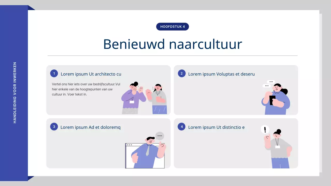 Blue's mooie HR-trainingsmateriaal