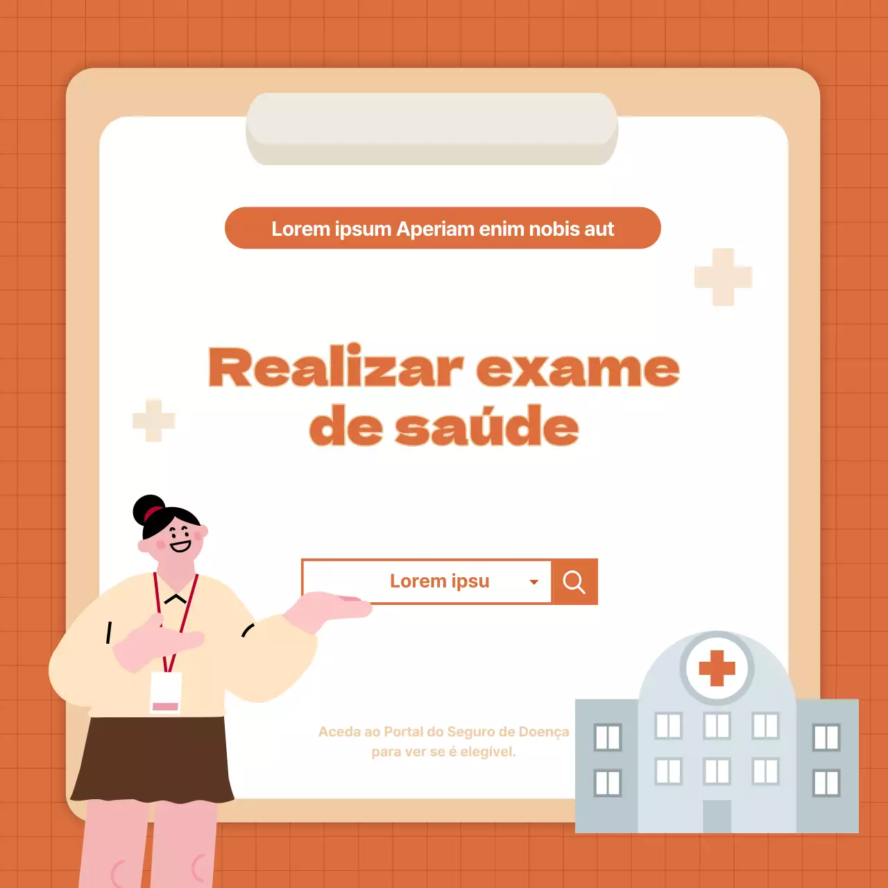 Aviso às pessoas de cor castanha e marfim sobre os exames de saúde básicos