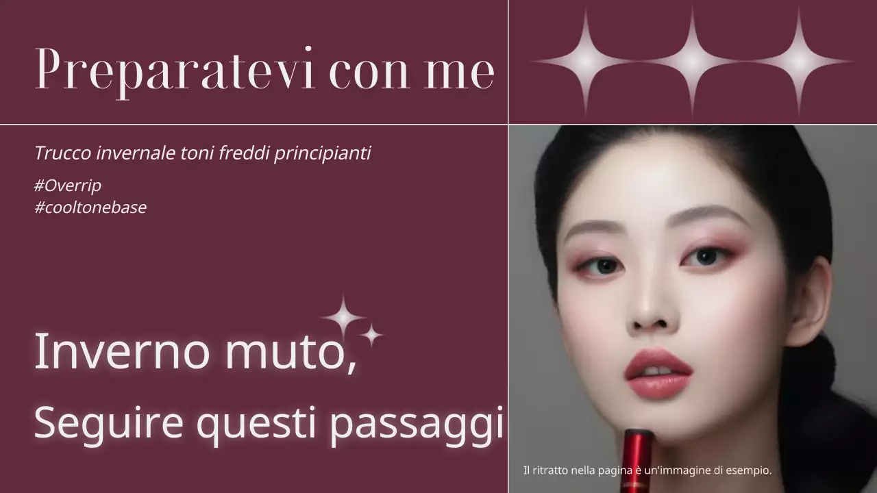 Il semplice make up invernale muto di Borah