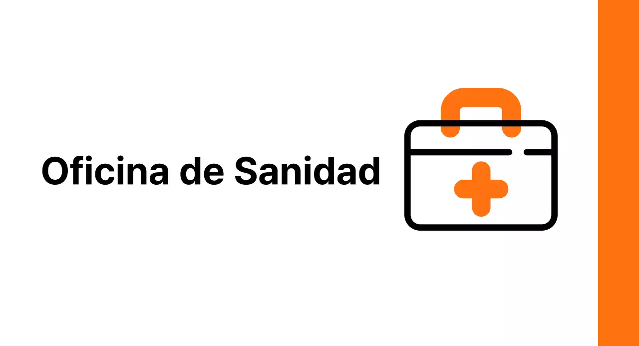 Botiquín naranja Información sobre la sala de salud
