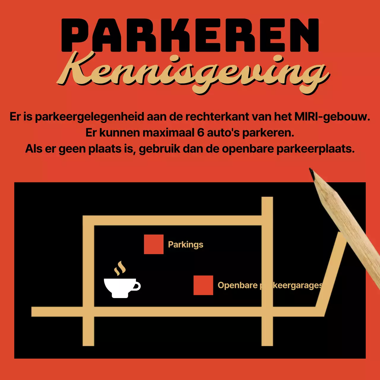 Promoot een vintage geïnspireerd café in geel en rood