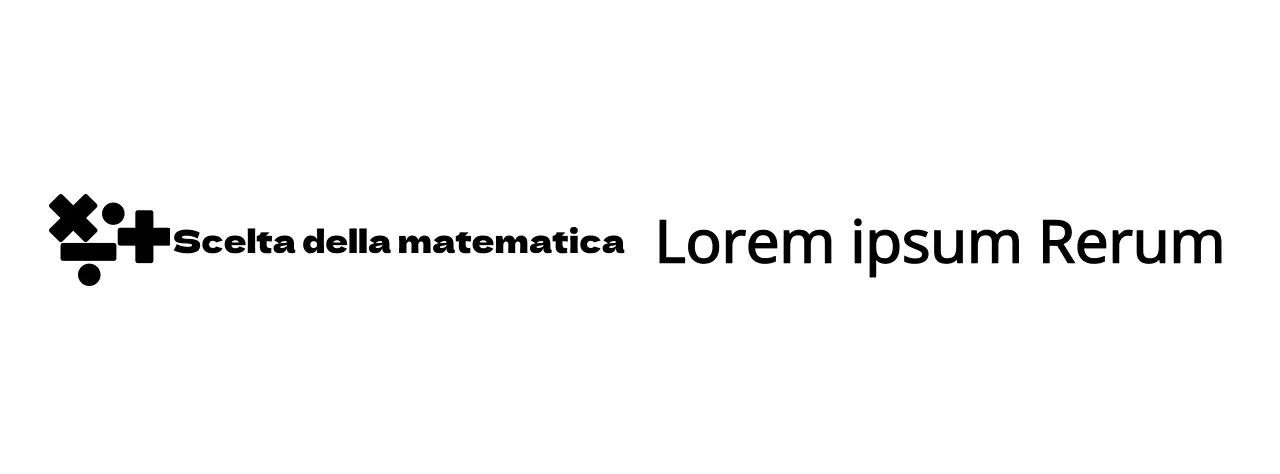 Concetto di logo della scuola di matematica con simbolo della matematica