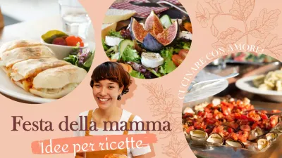 Promuovere idee di ricette classiche per la festa della mamma in avorio