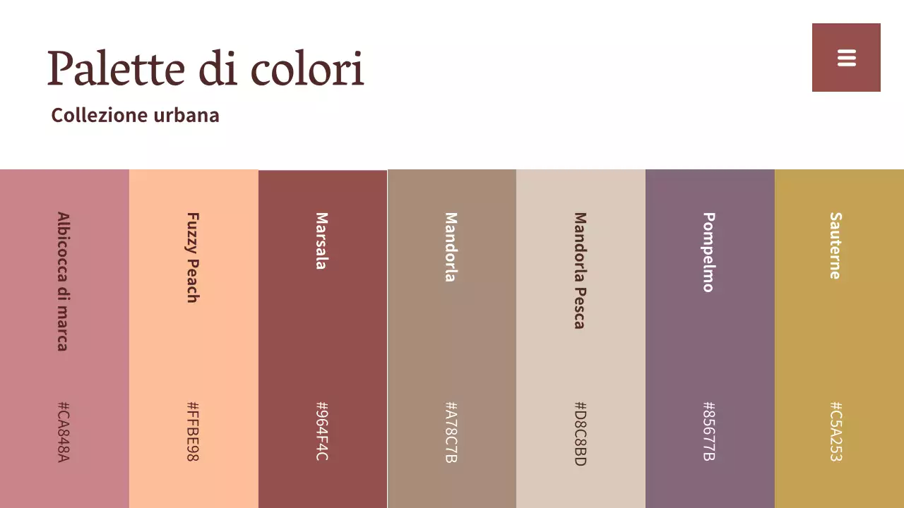Rapporto sulle tendenze dei colori semplici beige e bianco Risorse