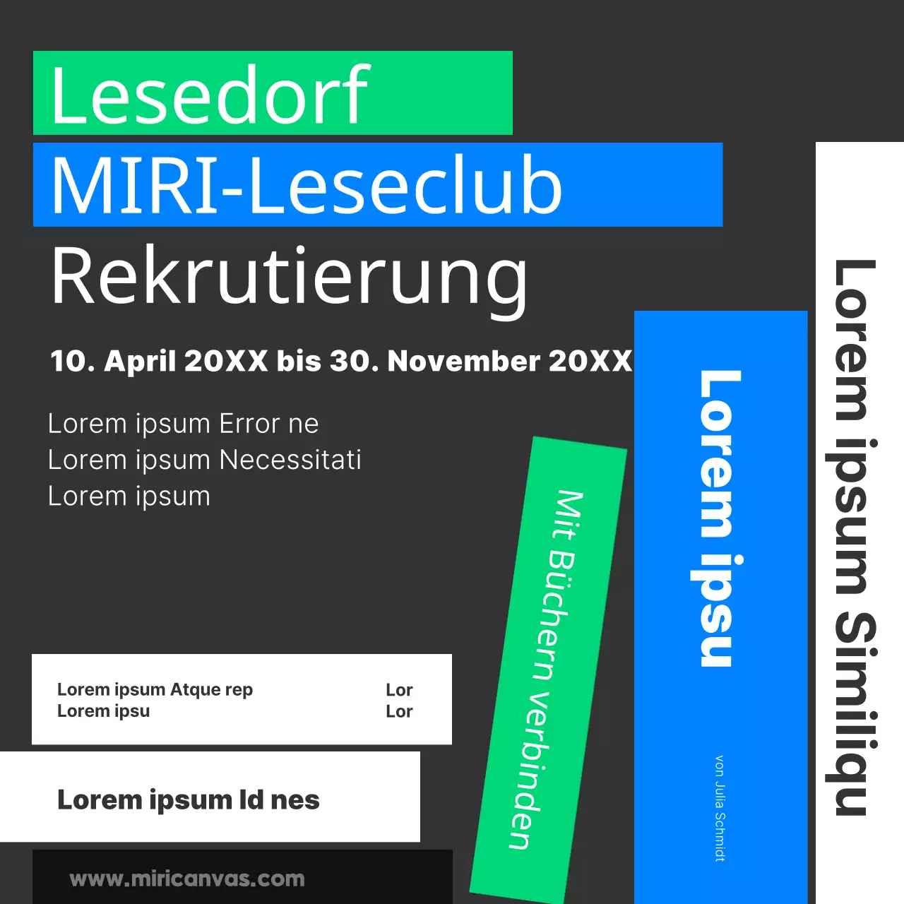 Förderung des blauen und grünen Trends bei der Rekrutierung von Leseclubs