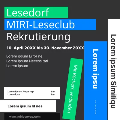 Förderung des blauen und grünen Trends bei der Rekrutierung von Leseclubs