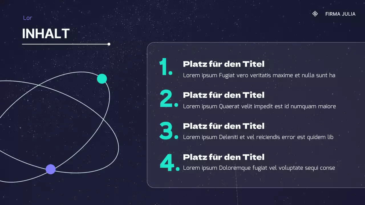 Sitzungsunterlagen mit einem einfachen mintfarbenen und violetten Hintergrund