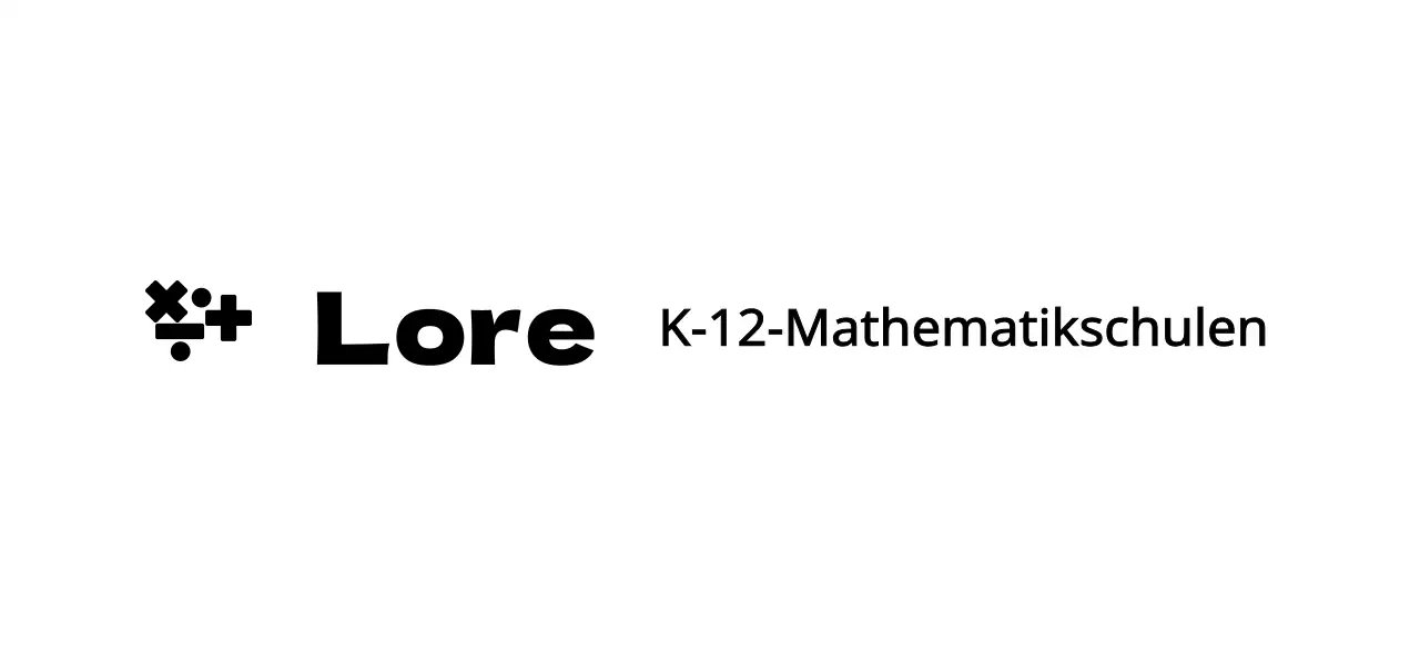 Mathe-Schule mit Mathe-Symbol Logo-Konzept