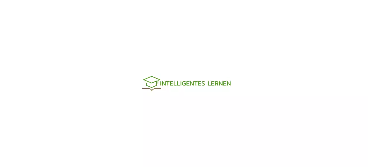 Smart Learning mit grüner Bachelor-Mütze und Buchillustrations-Logo