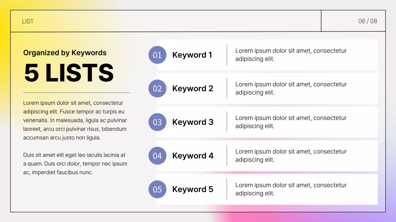 Purple Modern Template Presentation
