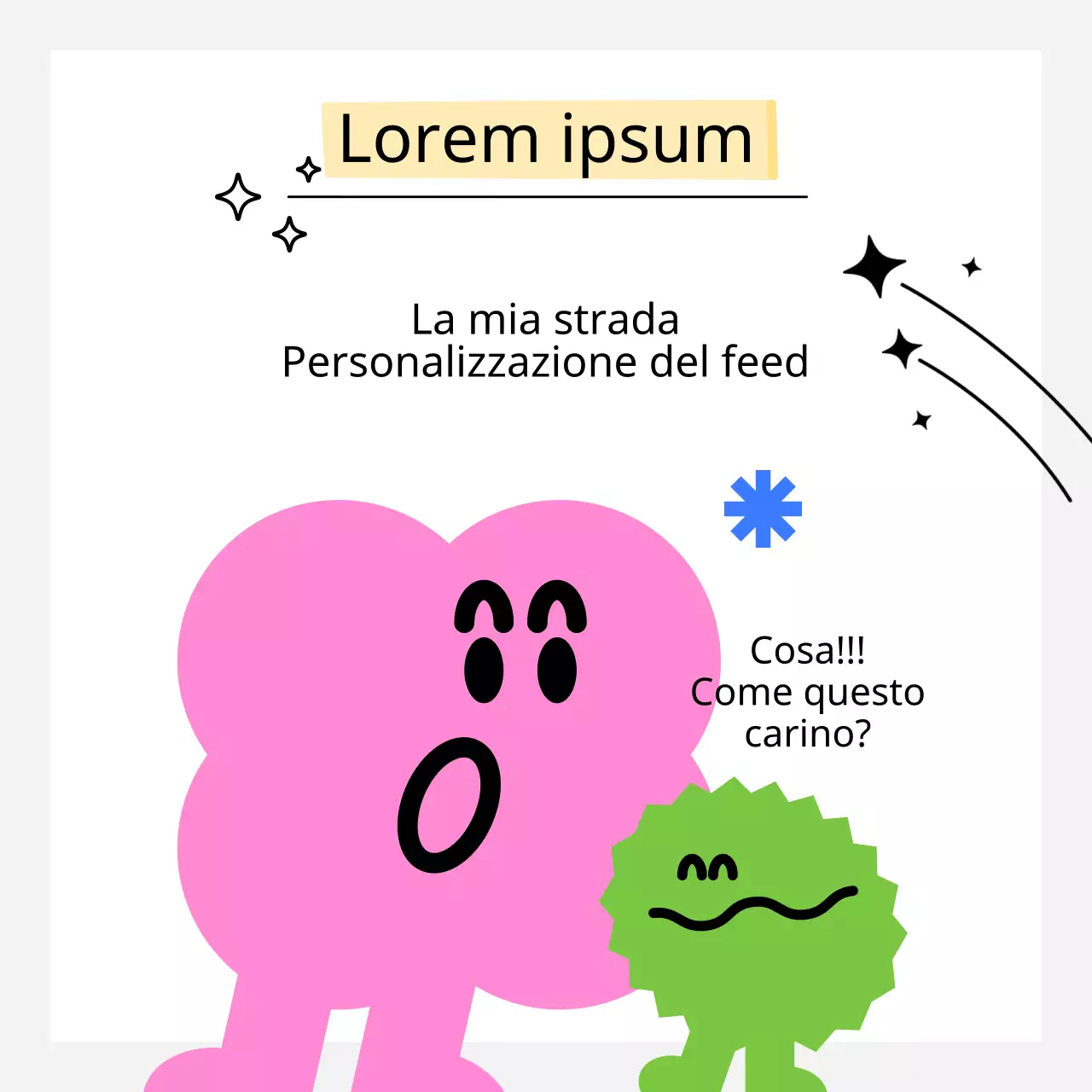 Piano di alimentazione semplice, bianco e illustrato