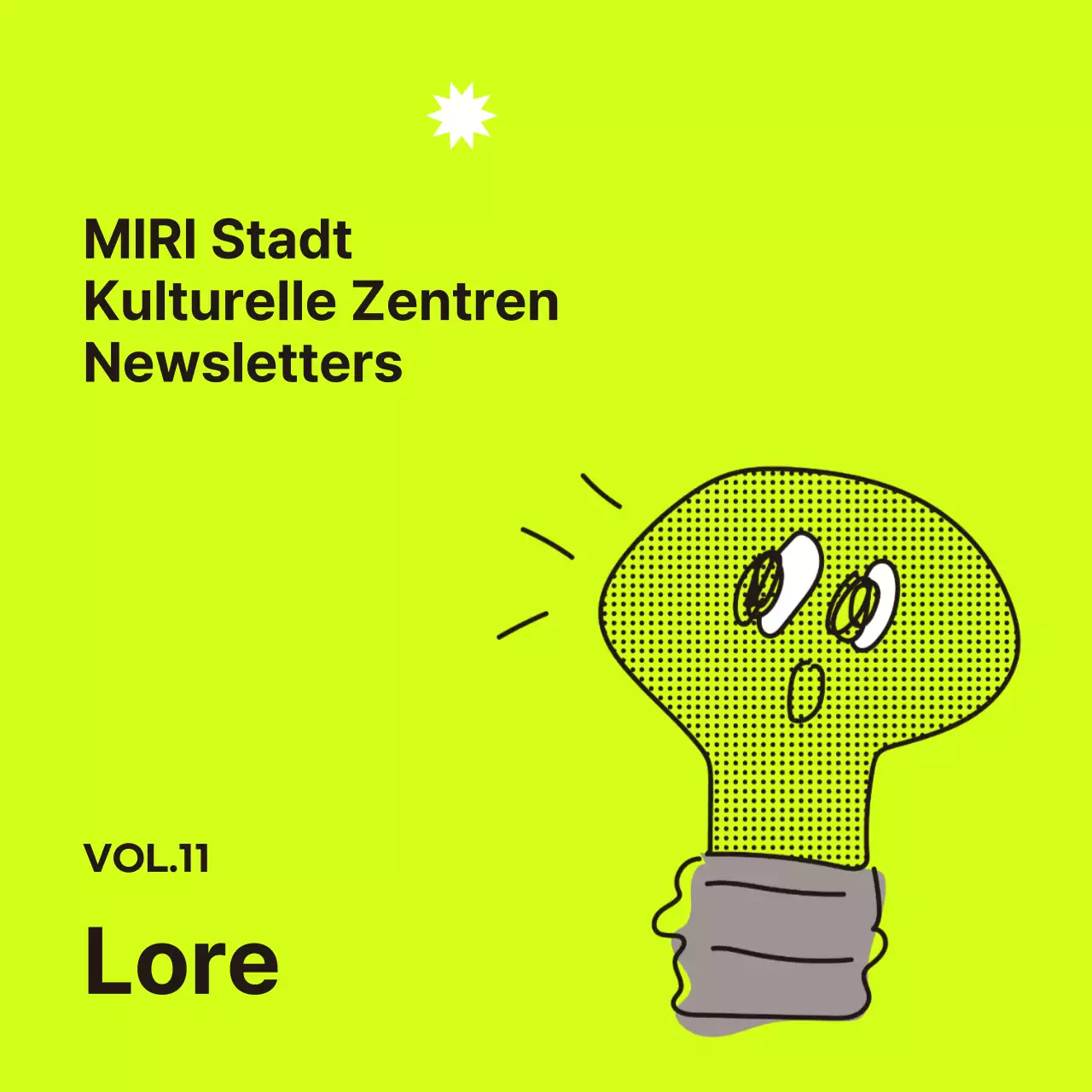 Einfaches blaues Newsletter-Hauptvorschaubild