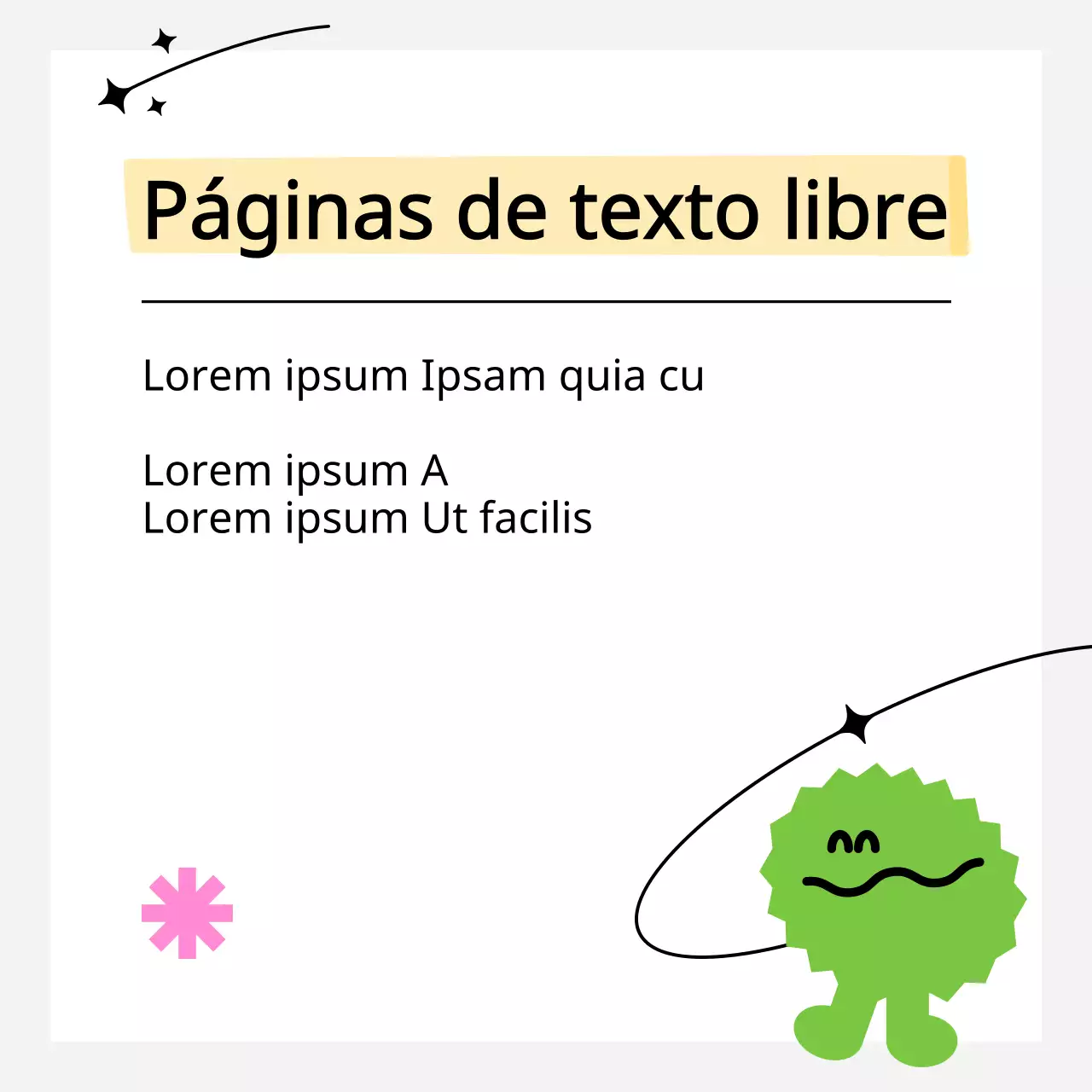Plan de alimentación sencillo, blanco e ilustrado