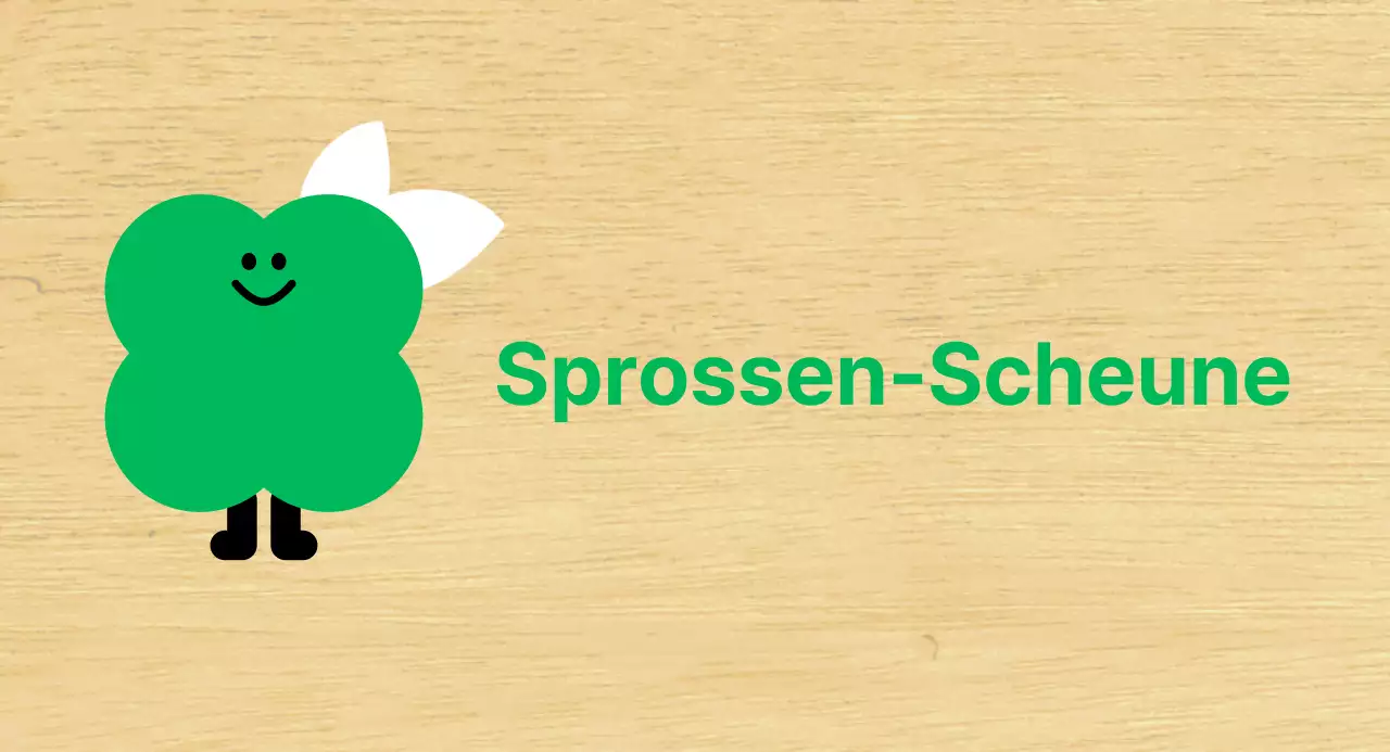 Grüner Pflanzencharakter Niedliche Kindergartenklasse