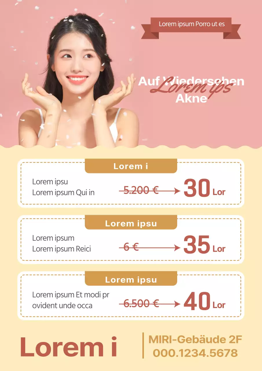 Rosa-gelb-vibrierende Dermatologie-Veranstaltung