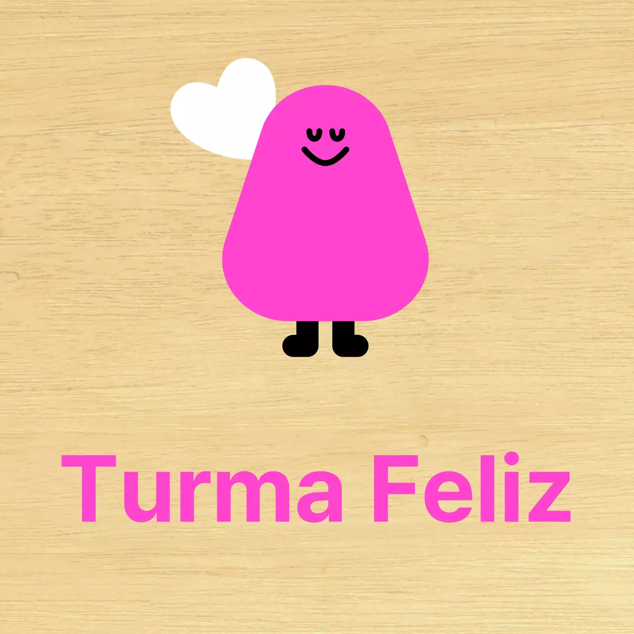 Guia ilustrado de personagens cor-de-rosa para o jardim de infância