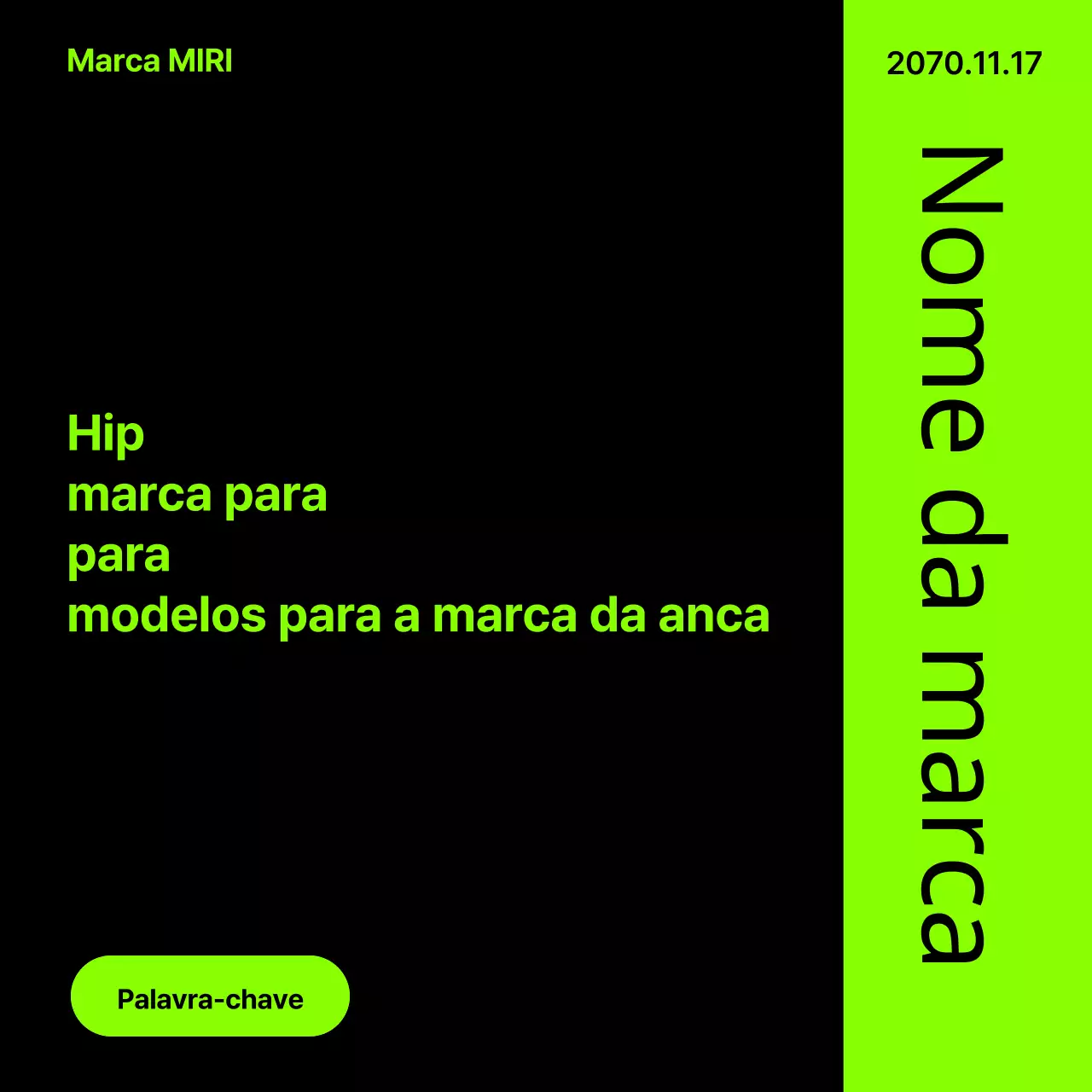 Uma cartilha de marca moderna, em néon e preto