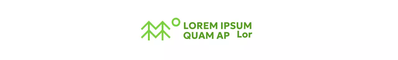 Sencilla conservación de la naturaleza con ilustraciones de árboles y colores verdes