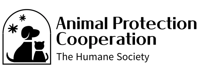 The Humane Society with a cute illustrated logo of a dog and cat