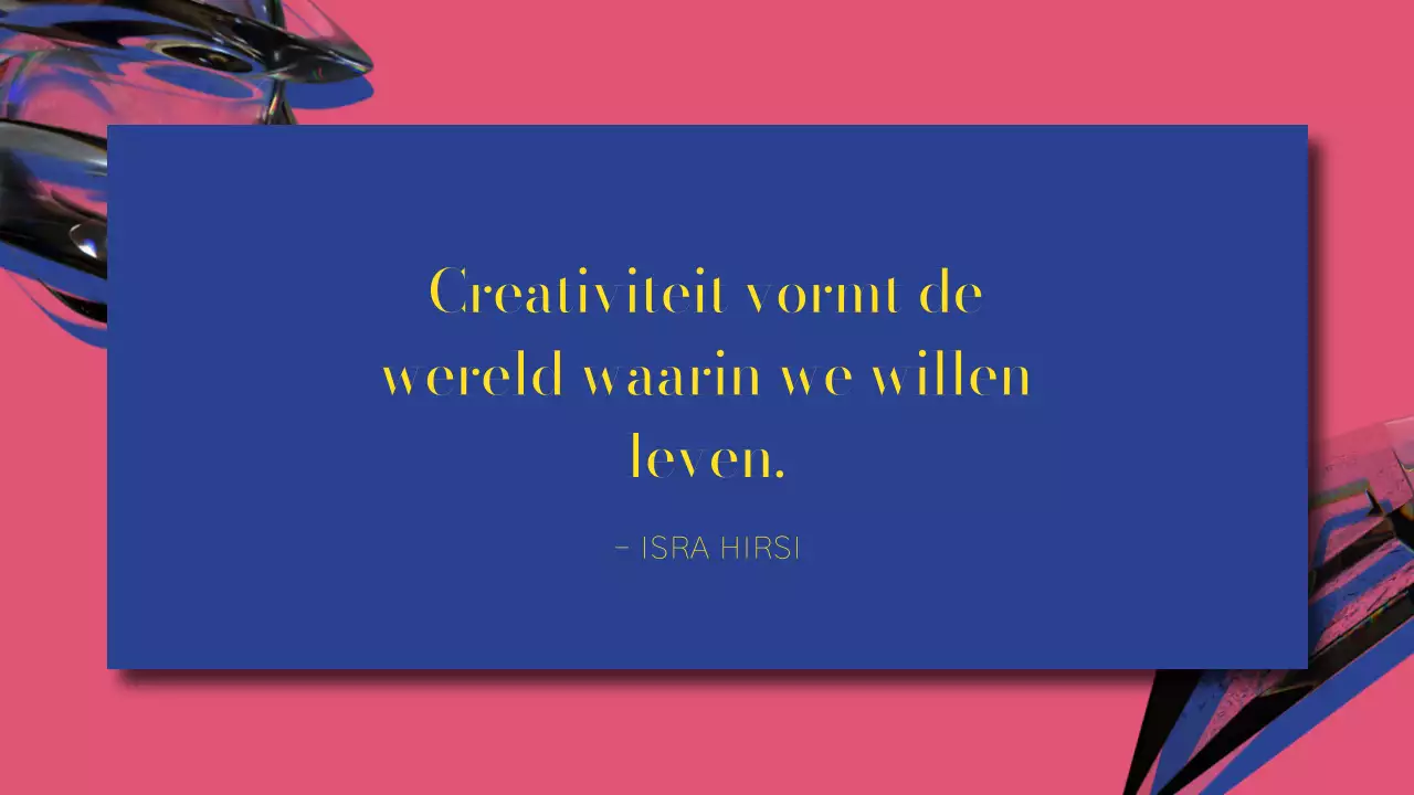 Groen en Roze Modern Bedrijfsprofiel