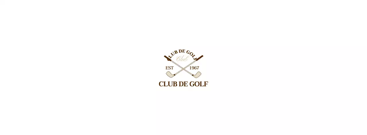 Palos de golf con logotipo en color marrón para una sensación de calidad superior