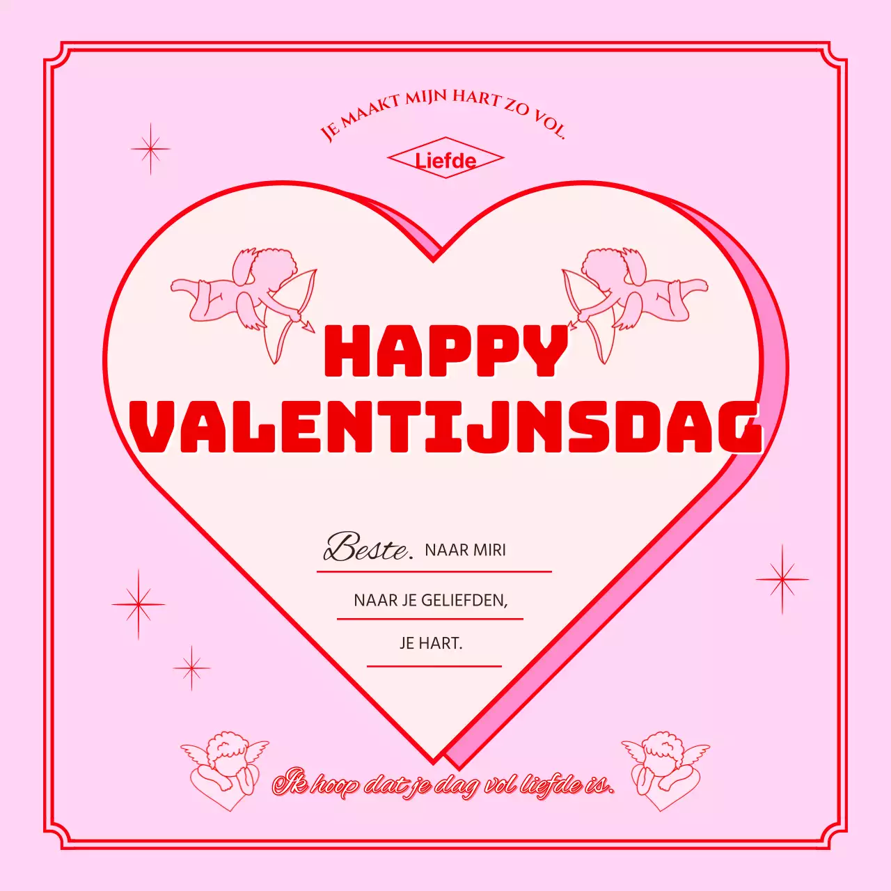 Kitscherige Valentijnsdag-notitieblokjes in roze