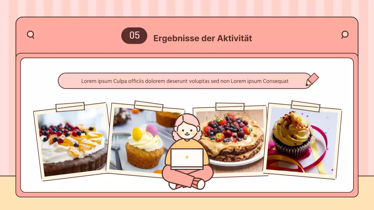 Rosa und gelbes Zentrum Klassenzimmer Aktivität Sammlung post