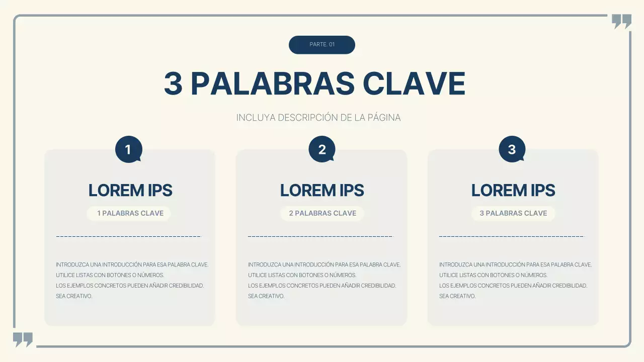 Informe de presentación sencillo en azul claro y azul marino