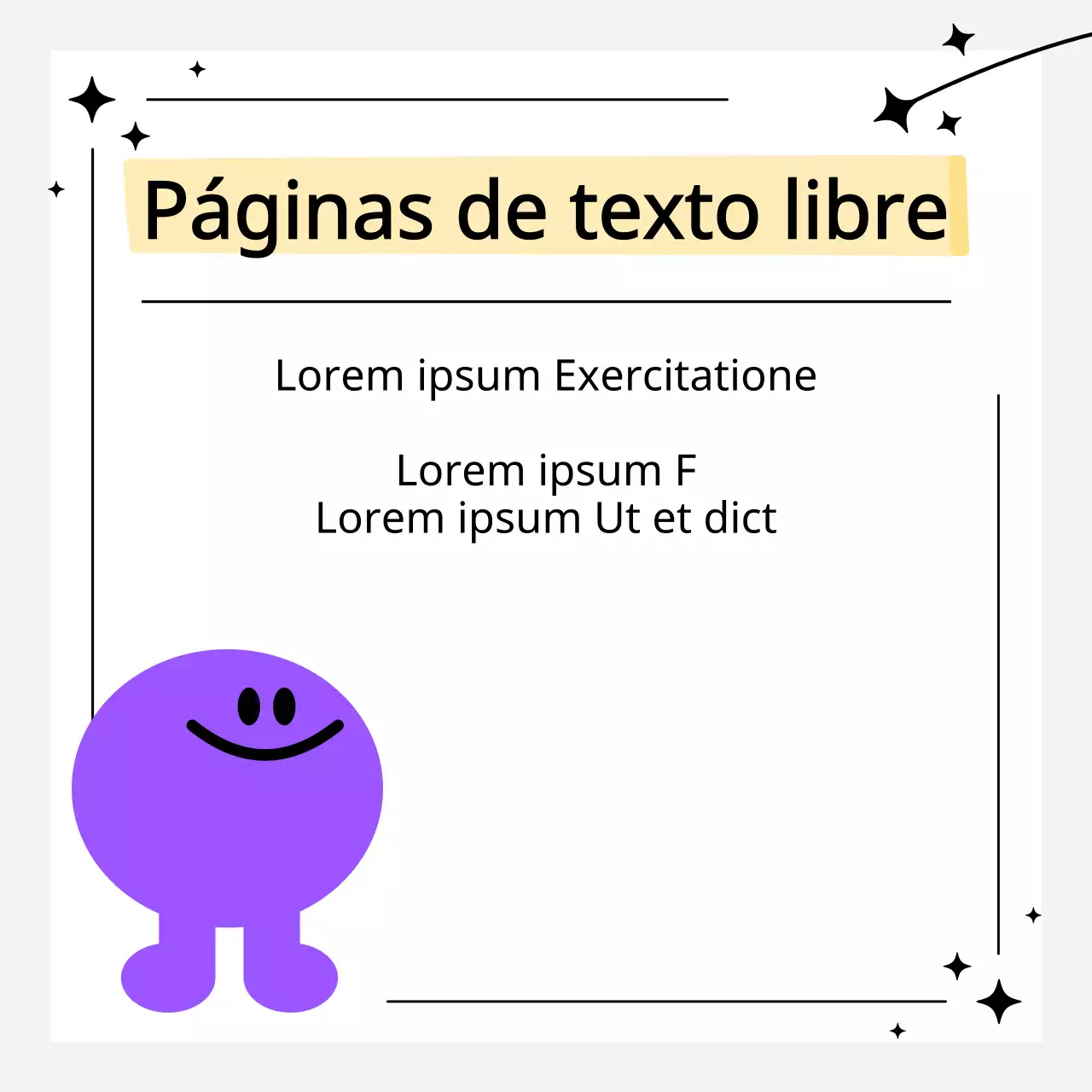 Plan de alimentación sencillo, blanco e ilustrado