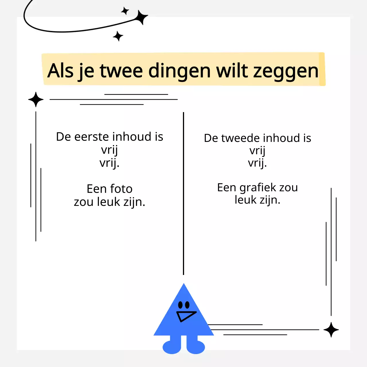 Eenvoudig, wit, geïllustreerd voederplan