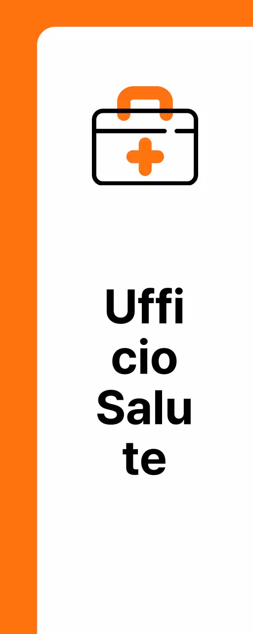Kit di pronto soccorso arancione Guida alla stanza della salute
