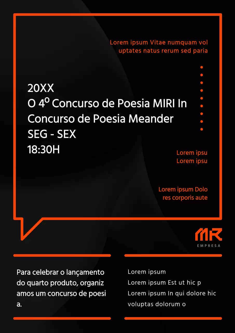 Um guia simples de concursos internos em branco e laranja