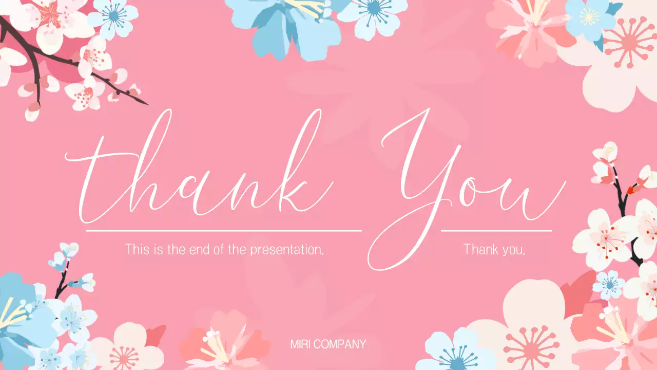 Presentasi Bunga Musim Semi Berwarna Merah Muda