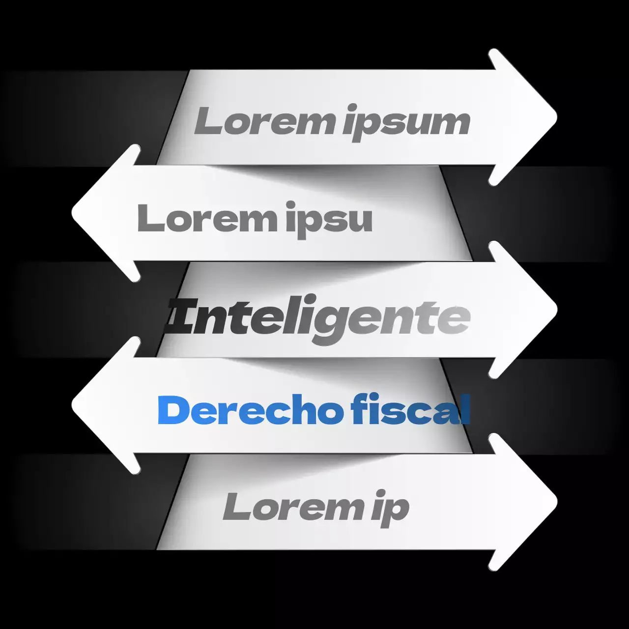 Contabilidad fiscal resaltada en negro y azul