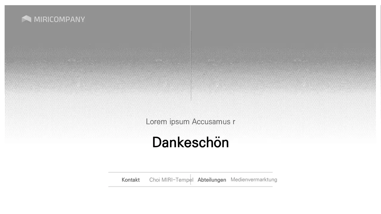 Einfache Schwarz-Weiß-Layout-Variante Präsentation