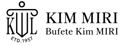 Despacho de abogados con un logotipo ilustrado y un toque de clase