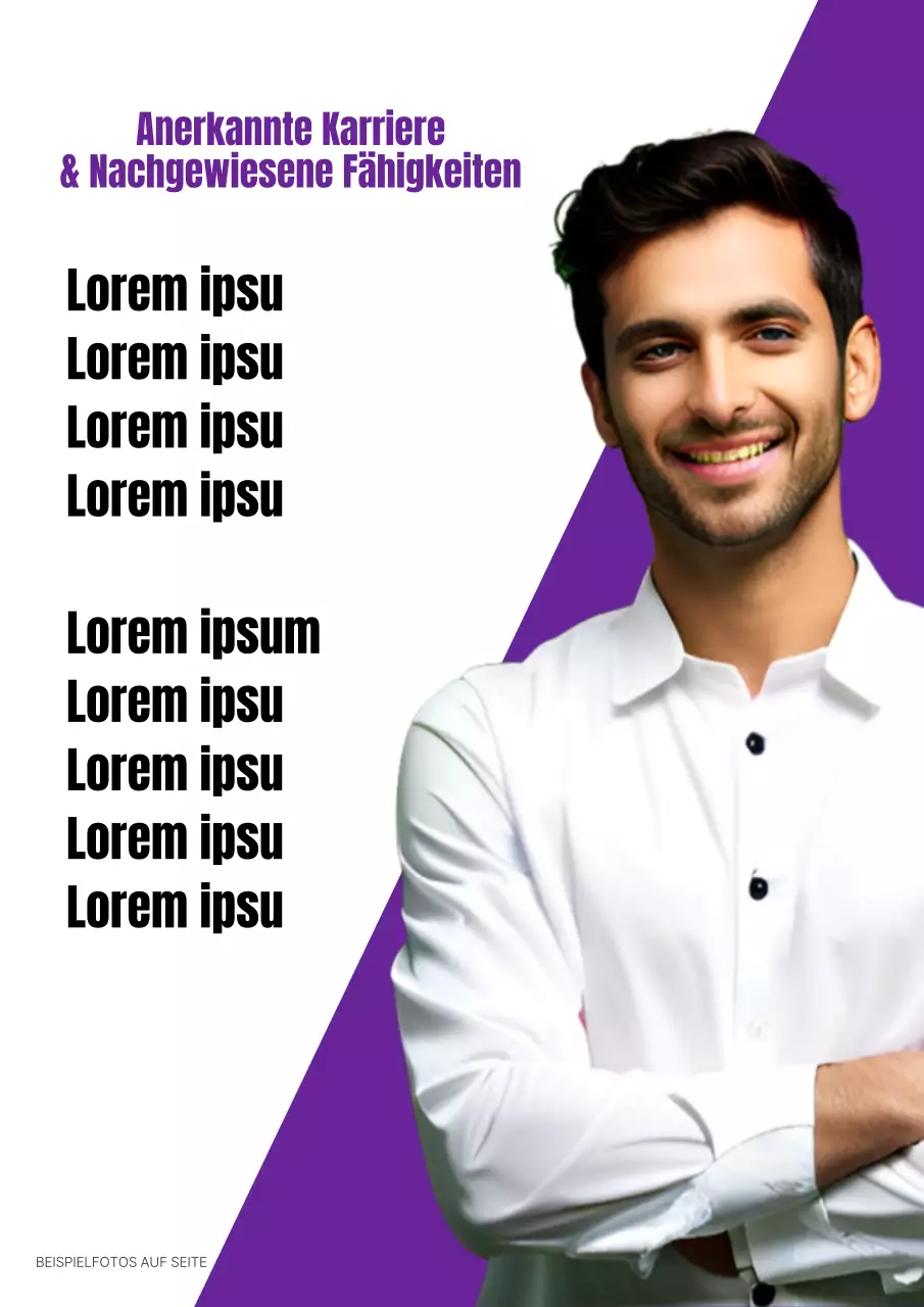 Ein einfacher violetter allgemeiner Wahlkampf