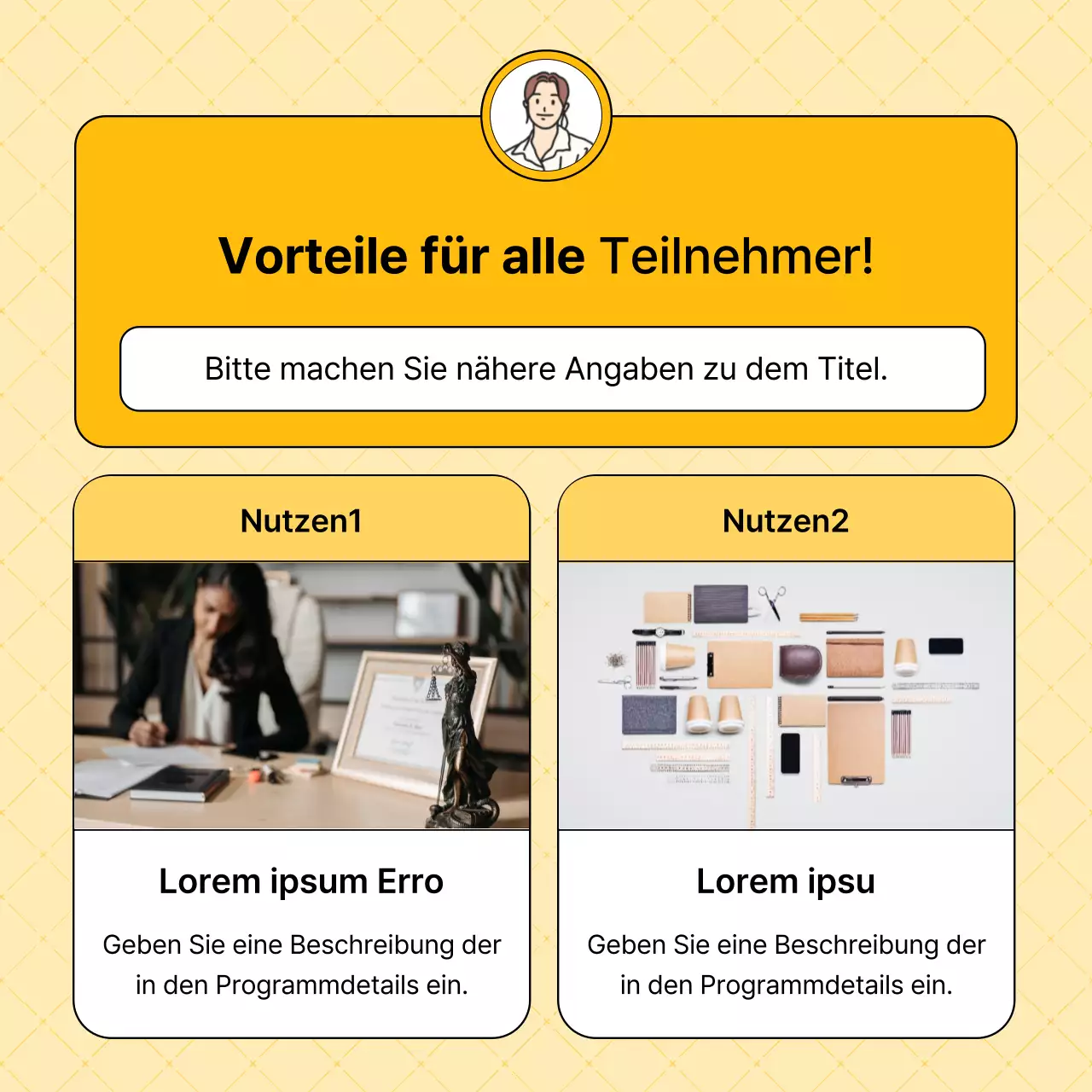 Einfache Inhalte gewinnen in der Gelben Post
