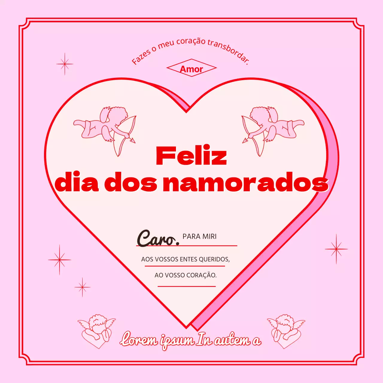 Blocos de notas kitsch para o Dia dos Namorados em cor-de-rosa