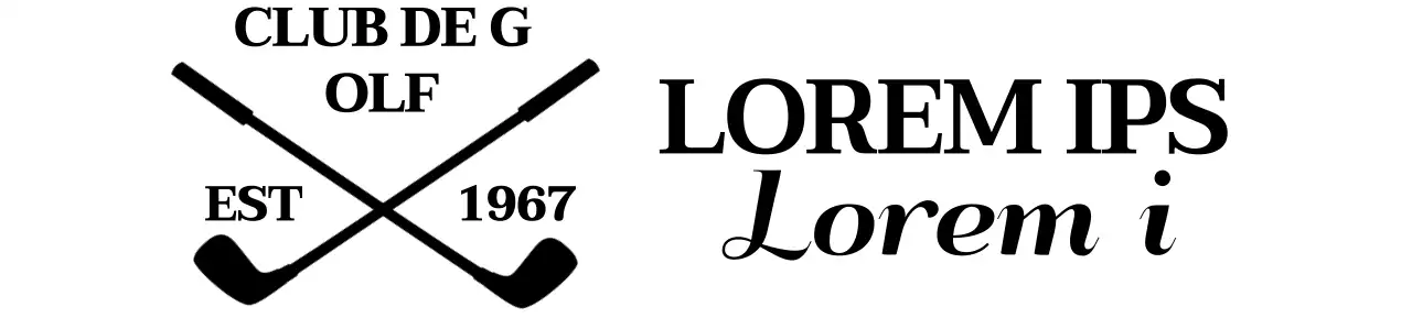 Palos de golf con el logotipo del club para un aspecto elegante