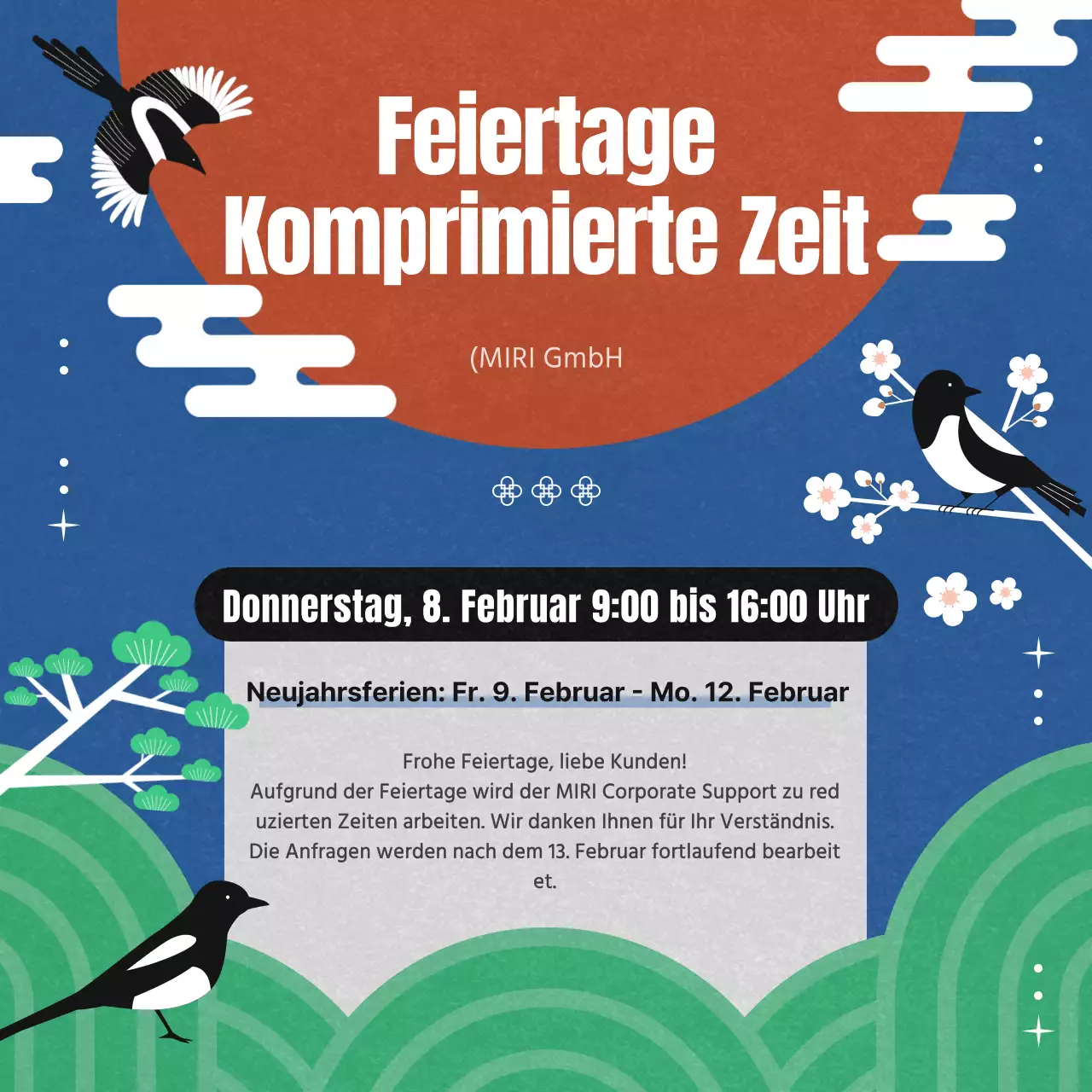 Ein Leitfaden für komprimierte Urlaubszeiten in Schwarz-Weiß und traditionellen Konzepten